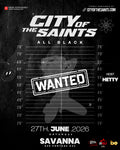 City of The Saints - All Black, June Edition