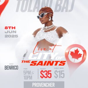 Booth Reservation + 1 Bottle of Casamigos or Hennessy - Tolani Baj Live at City of The Saints