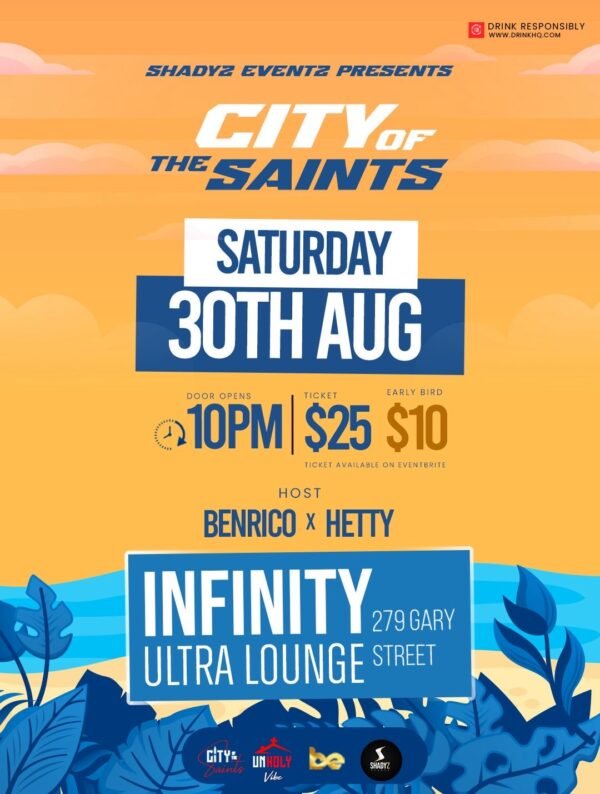 City of The Saints August Edition, Regular Tickets