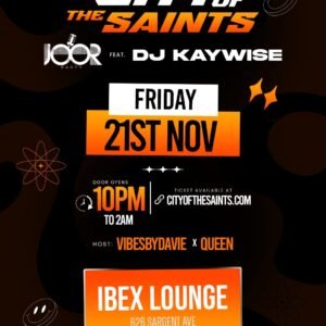 City of The Saints DJ Kaywise Edition - Group of 3 Tickets