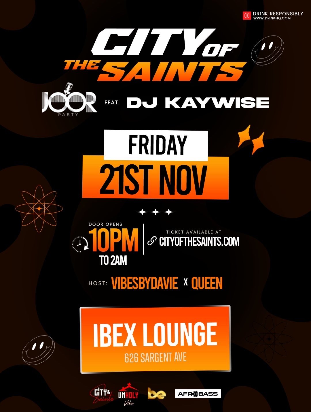 City of The Saints DJ Kaywise Edition Individual Ticket