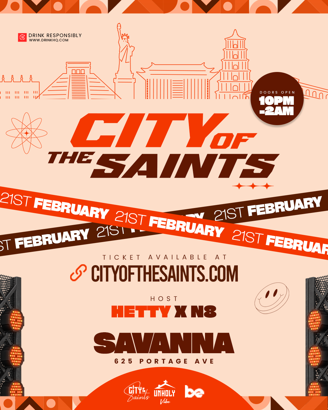 Regular Ticket; City of The Saints - February Edition