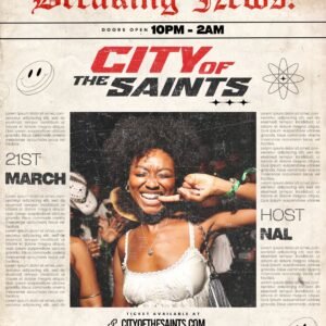 Group of 3 Ticket - City of The Saints - March Edition